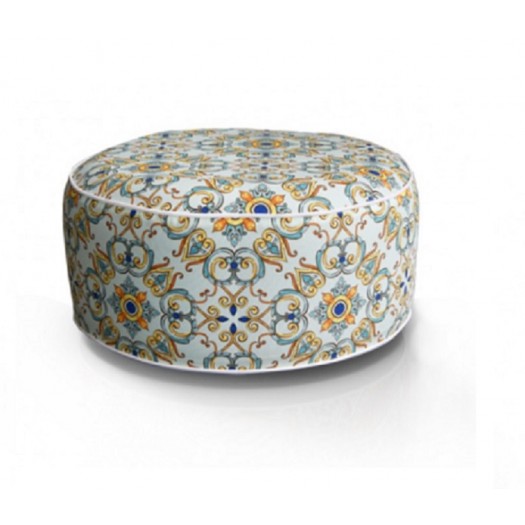 BRANDANI POUF GONFIABILE MEDICEA TIFFANY POLIESTERE