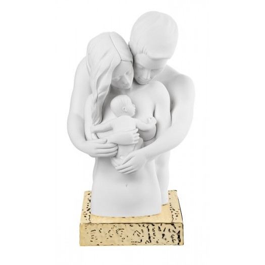 BONGELLI PREZIOSI SCULTURA FAMIGLIA SENTIMENTI ORO