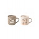 BRANDANI MUG CANI NEW BONE CHINA SET 2 PZ CON COPERCHIO