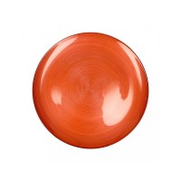 BRANDANI PIATTO ARES ARANCIO VETRO CM D 32