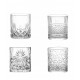 BRANDANI SPIRITS SET 4 BICCHIERI CRYSTAL GLASS