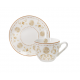 BRANDANI TAZZINA CAFFE EXCALIBUR SET 2 PZ NEW BONE CHINA