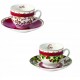 BRANDANI TAZZINA CAFFE' LE BACCHE SET 2 PZ PORCELLANA