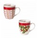 BRANDANI MUG LE BACCHE SET 2 PZ PORCELLANA