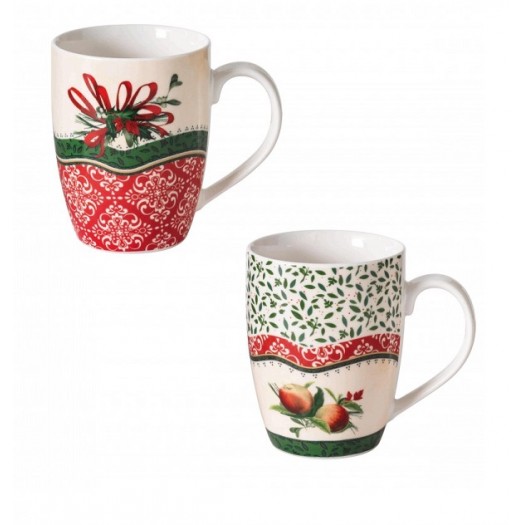 BRANDANI MUG CANTICO SET 2 PZ NEW BONE CHINA