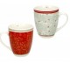 BRANDANI MUG CONNUBIO SET 2 PZ PORCELLANA