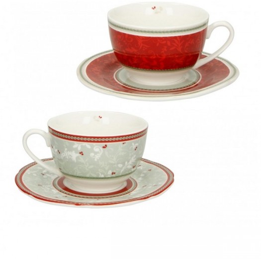 BRANDANI TAZZA THE CONNUBIO SET 2 PZ PORCELLANA