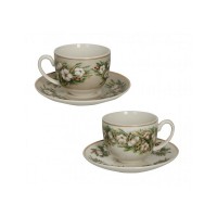 BRANDANI TAZZA THE BATUFFOLI SET 2 PZ PORCELLANA