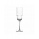 BRANDANI FLUTE SET 6PZ VOLANT VETRO CRYSTAL GLASS