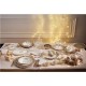 BRANDANI TAZZINA CAFFE GOLDEN EYE SET 2 PZ NEW BONE CHINA