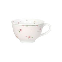 BRANDANI TAZZA COLAZIONE POLLINE ROSA PORCELLANA