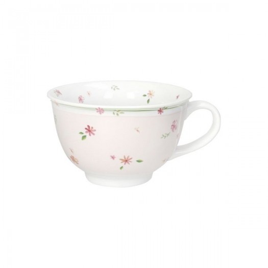 BRANDANI TAZZA COLAZIONE POLLINE ROSA PORCELLANA