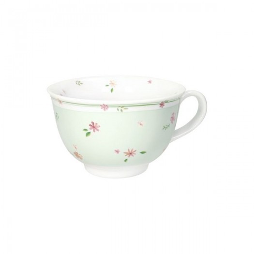 BRANDANI TAZZA COLAZIONE POLLINE VERDE PORCELLANA