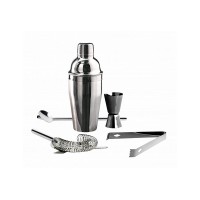 BRANDANI COCKTAIL SET CON ACCESSORI SET 5 PZ INOX