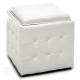 TOMASUCCI POUFF CONTENITORE"DIZZY WHITE"