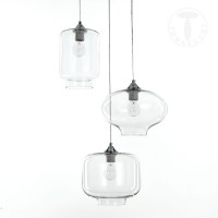 TOMASUCCI LAMPADARIO 3 LUCI "SAKY CLEAR"