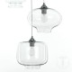 TOMASUCCI LAMPADARIO 3 LUCI "SAKY CLEAR"