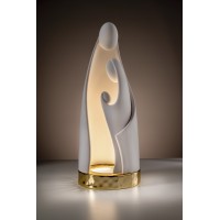 BONGELLI PREZIOSI LAMPADA FAMIGLIA STILIZZATA BASE ORO 16 CM