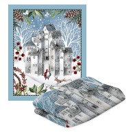 EGAN Plaid Natale Paesaggio 130×160