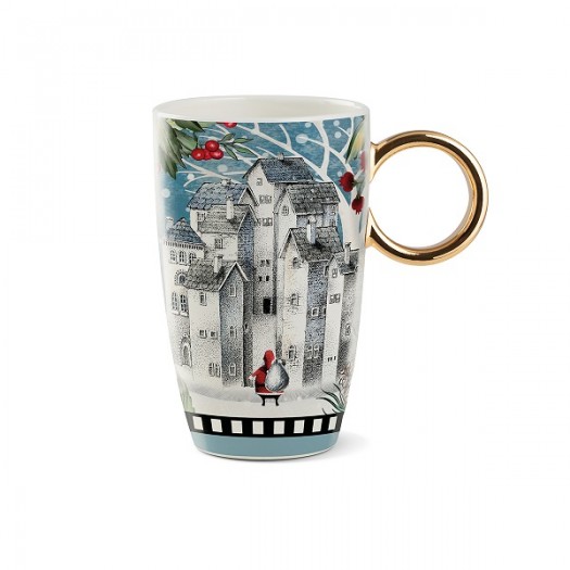 EGAN Mug Natale Paesaggio Ml 440