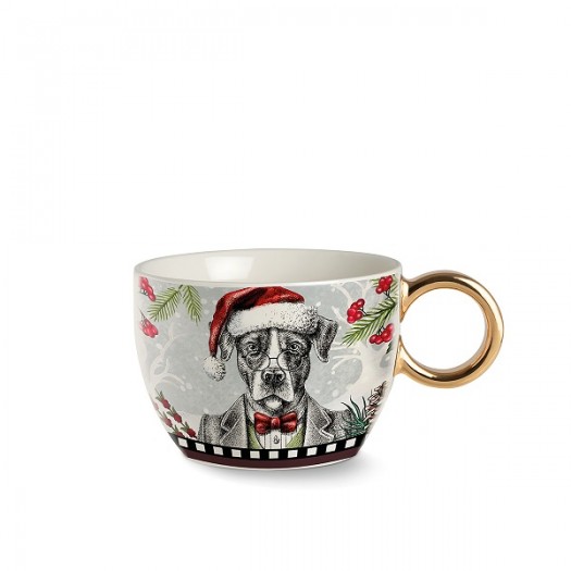 EGAN Tazza Colazione Natale Cane Ml 530