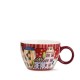 EGAN PAESE MIO TAZZA COLAZIONE ROSSO