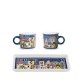 EGAN PAESE MIO SET 2 MINIMUG E VASSOIO BLU