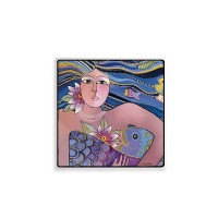 egan Formella Laurel Burch ”La Sirena” 11X11