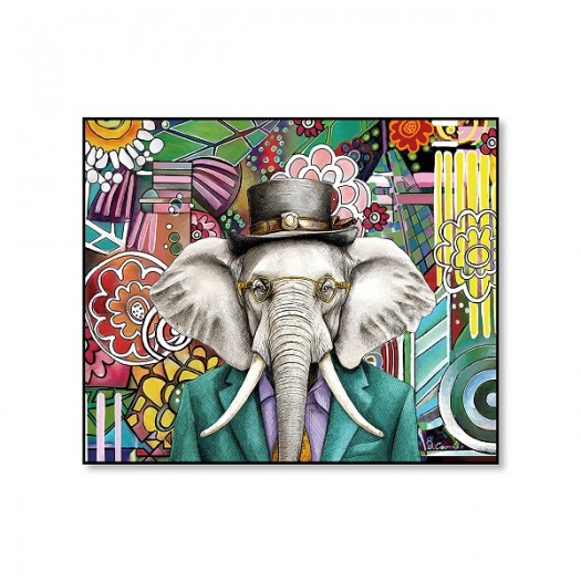 egan Quadro Human Essence Elefante ”Wisdom” 100×80