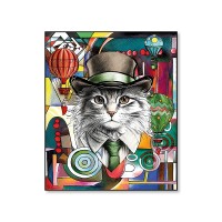 EGAN Quadro Human Essence Gatto ”Independence” 80×100