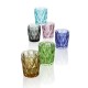 BRANDANI BICCHIERE DIAMANTE COLORI ASSORTITI SET 6 PEZZI IN