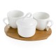 BRANDANI COFFEE SET BIANCO