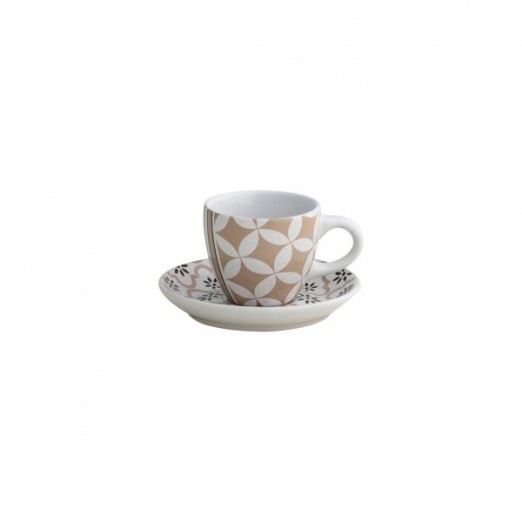 BRANDANI TAZZINA CAFFE ALHAMBRA SET 2 PEZZI IN STONEWARE