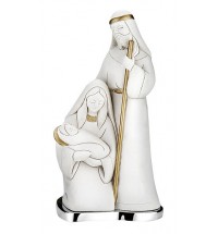 BONGELLI PREZIOSI PRESEPE CLASSICO IN PIEDI BIANCO INSERTI ORO