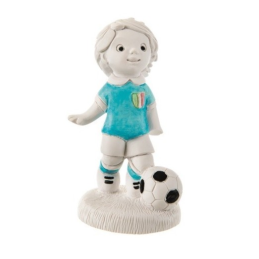 BONGELLI PREZIOSI STATUINA GIOCATORE CALCIO BIANCO