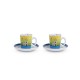 EGAN LE CASETTE SET 2 TAZZINE CAFFE BLU